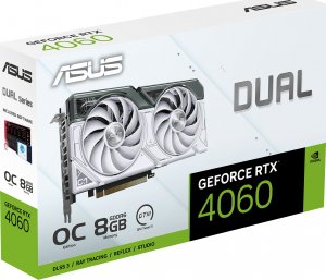 Karta graficzna Asus Dual GeForce RTX 4060 White OC 8GB GDDR6 (DUAL-RTX4060-O8G-WHITE) 12