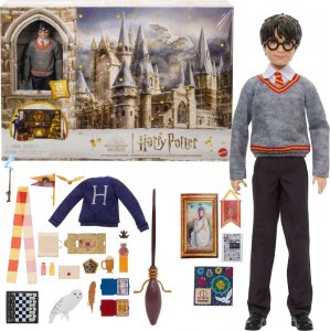 Kalendarz adwentowy Mattel Harry Potter Kalendarz adwentowy z lalką Harry Potter HND80 2