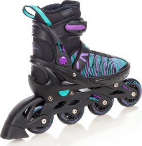 Rolki Raven Inlineskates Cande rekreacyjne regulowane czarne r. 31-35 3