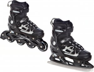 Rolki Raven Inlineskates Spirit z wymienną płozą regulowane czarne r. 33-36 1