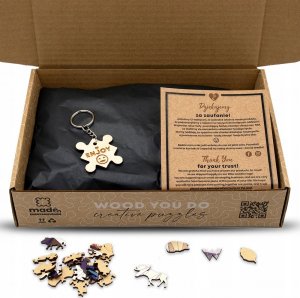 WOOD YOU DO PUZZLE DREWNIANE DUŻE SERCE 140 elementów LOVE 6