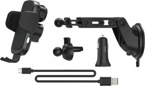 Hama HAMA UCHWYT SAMOCHODOWY INDUKCYJNY "FC 10 MOTION" 10W, CZARNY 3