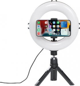 Lampa pierścieniowa Hama LAMPA PIERŚCIENIOWA Z MINI STATYWEM SPOTLIGHT SMART 80 3