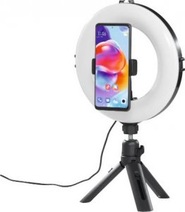 Lampa pierścieniowa Hama LAMPA PIERŚCIENIOWA Z MINI STATYWEM SPOTLIGHT SMART 80 9