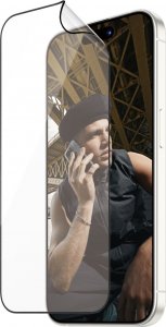 PanzerGlass Szkło hybrydowe PanzerGlass Ultra-Wide Fit Matrix iPhone 15 Pro antybakteryjne 1