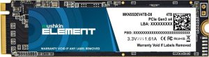 Dysk SSD Mushkin Element 4TB M.2 2280 PCI-E x4 Gen3 NVMe (MKNSSDEV4TB-D8) 1