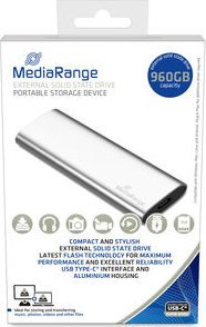Dysk zewnętrzny SSD MediaRange MR1103 960GB Srebrny (MR1103) 2