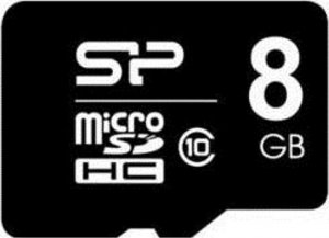 Karta Silicon Power Karta pamięci Silicon Power microSDHC 8GB Class 10 + ADAPTER microSD-SD (SP008GBSTH010V10SP) 1