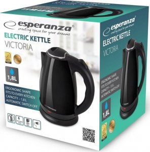 Czajnik Esperanza Victoria EKK113K Czarny 2