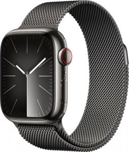 Smartwatch Apple Watch 9 GPS + Cellular 41mm Graphite Stainless Steel Grafitowy  (MRJA3QP/A) 1