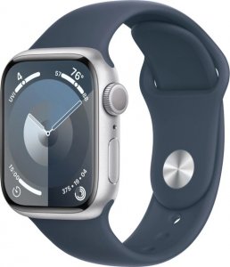 Smartwatch Apple Watch 9 41mm GPS Silver Alu Sport M/L Niebieski  (MR913QP/A) 1