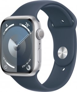Smartwatch Apple Watch 9 41mm GPS Silver Alu Sport S/M Niebieski (MR903) 1