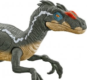 Figurka Mattel Jurassic World Welociraptor Dinozaur Ślady po starciu HNC11 1