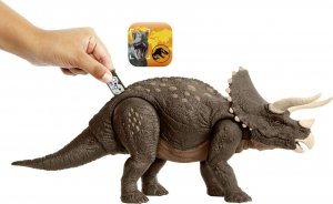 Figurka Mattel Jurassic World Triceratops Obrońca Środowiska Figurka Eko HPP88 2
