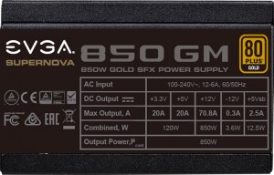 Zasilacz EVGA SuperNOVA 850 GM 850W  (123-GM-0850-X2) 4