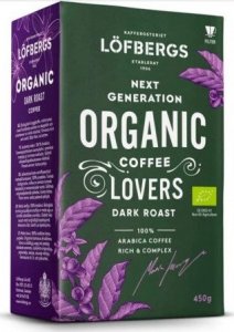 LOFBERGS LFBERGS Organic Dark - Kawa mielona 450gr 1