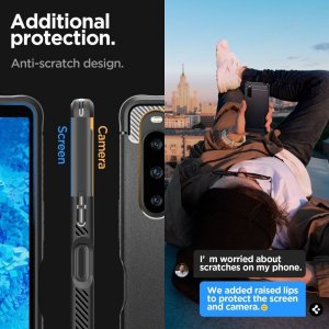 Spigen Rugged Armor Sony Xperia 10 V czarny/czarny ACS06202 5