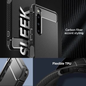 Spigen Rugged Armor Sony Xperia 10 V czarny/czarny ACS06202 8