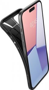 Spigen Liquid Air iPhone 15 6.1" czarny/matte black ACS06790 7