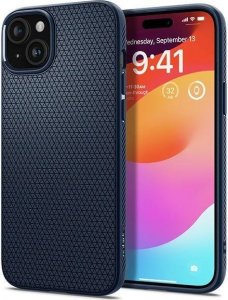 Spigen Spigen Liquid Air iPhone 15 6.1" granatowy/navy blue ACS06791 1