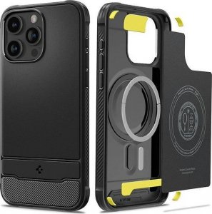 Spigen Spigen Rugged Armor MAG iPhone 15 Pro 6,1" Magsafe czarny/matte black ACS06703 1