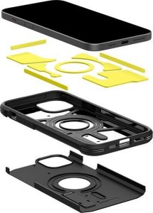 Spigen Spigen Tough Armor MAG iPhone 15 6.1" MagSafe czarny/black ACS06811 8