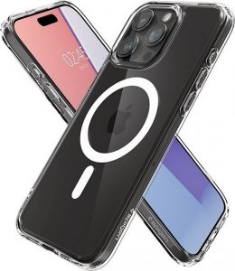 Spigen Spigen Ultra Hybrid MAG iPhone 15 Pro Max 6,7" Magsafe biały/white ACS06576 8