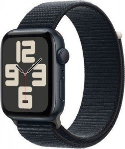 Smartwatch Apple Watch SE GPS, 44mm Koperta z aluminium w kolorze północy z opaskš sportowš w kolorze północy 1