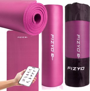 Fizyo MATA GIMNASTYCZNA ĆWICZEŃ YOGI GRUBA GUMY OPOROWE 2