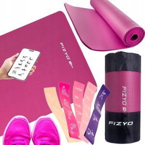 Fizyo MATA GIMNASTYCZNA ĆWICZEŃ YOGI GRUBA GUMY OPOROWE 8