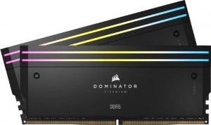 Pamięć Corsair Dominator Titanium RGB, DDR5, 48 GB, 6000MHz, CL30 (CMP48GX5M2B6000C30) 1