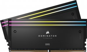 Pamięć Corsair Dominator Titanium RGB, DDR5, 64 GB, 6600MHz, CL32 (CMP64GX5M2X6600C32) 1