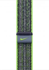 Apple Opaska sportowa Nike w kolorze jasnozielonym/niebieskim do koperty 45 mm 1