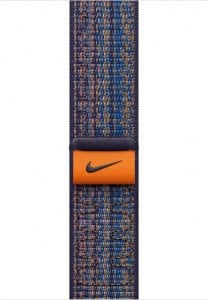 Apple Opaska sportowa Nike w kolorze sportowego błękitu/pomarańczowym do koperty 45 mm 1