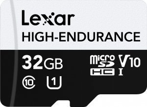 Karta Lexar High-Endurance MicroSDHC 32 GB Class 10 UHS-I/U1 V10 (LMSHGED032G-BCNNG) 1