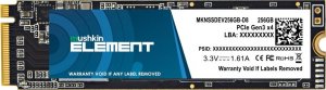 Dysk SSD Mushkin Element 256GB M.2 2280 PCI-E x4 Gen3 NVMe (MKNSSDEV256GB-D8) 1