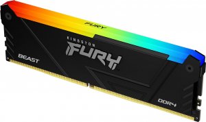 Pamięć Kingston Fury Beast RGB, DDR4, 16 GB, 3200MHz, CL16 (KF432C16BB2A/16) 2