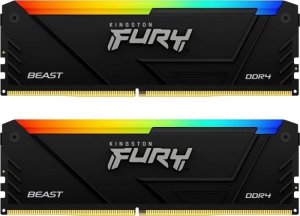 Pamięć Kingston Fury Beast RGB, DDR4, 32 GB, 3200MHz, CL16 (KF432C16BB2AK2/32) 4