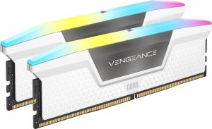 Pamięć Corsair Vengeance RGB, DDR5, 64 GB, 5600MHz, CL36 (CMH64GX5M2B5600C36W) 1