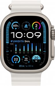 Smartwatch Apple Watch Ultra 2 GPS + Cellular 49mm Titanium Case Ocean Band Biały  (MREJ3WB/A) 2