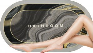 Iteams4Now Mata antypoślizgowa 60x90cm szary 11