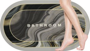 Iteams4Now Mata antypoślizgowa 60x90cm szary 12