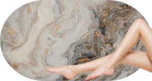 Iteams4Now Mata antypoślizgowa 60x90cm szary 11