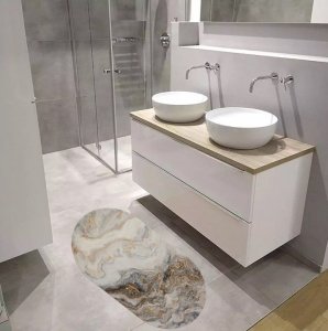 Iteams4Now Mata antypoślizgowa 60x90cm szary 8