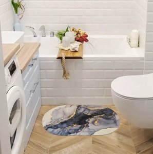 Iteams4Now Mata antypoślizgowa 60x90cm niebieski 7