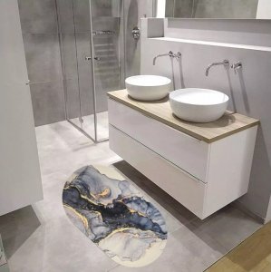 Iteams4Now Mata antypoślizgowa 60x90cm niebieski 8