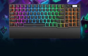 Klawiatura Royal Kludge Klawiatura mechaniczna Royal Kludge RK96 RGB, Brown switch (czarna) 4