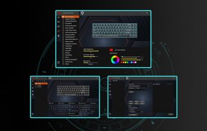 Klawiatura Royal Kludge Klawiatura mechaniczna Royal Kludge RK96 RGB, Brown switch (czarna) 7