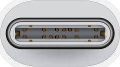 Adapter USB Apple MUQX3ZM/A Lightning - USB-C Biały  (MUQX3ZM/A) 2