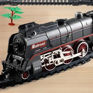 Madej Zestaw z pociągiem 48 elementów smoke, light, sound 8